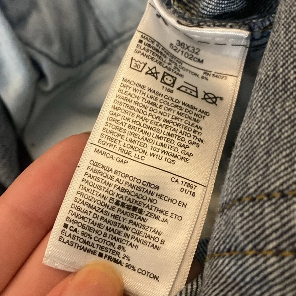 GAP Men’s Blue Skinny Jeans Size 36 x 32